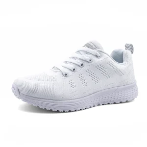 Women’s Lightweight Anti-Slip Running Shoes Fashion Stretch Sneakers for Outdoor Walking Comfortable Breathable Cushioned