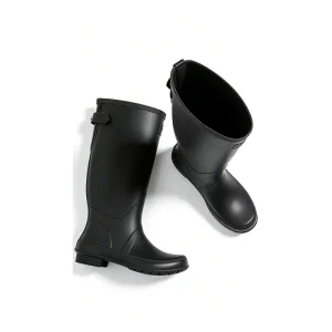 Women’s Lightweight Breathable Anti-slip Waterproof Knee-high Rain Boots Rubber Upper All Seasons