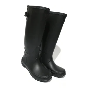 Women’s Lightweight Breathable Anti-slip Waterproof Knee-high Rain Boots Rubber Upper All Seasons