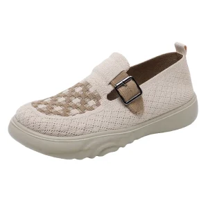 Women’s Lightweight Breathable Slip Resistant Walking Shoes with Cushioning & Soft Mesh Upper Casual Sneakers