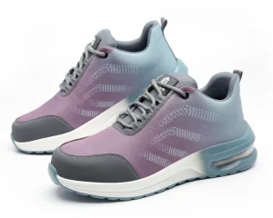 Women’s Lightweight Breathable Steel Toe Safety Shoes Anti-Smashing Anti-Piercing Waterproof Industrial Factory Use All