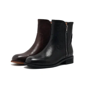Women’s Lightweight Comfort Fashion Pointed Toe Ankle Boots with Rubber Outsole and Lace Up Closure