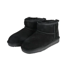 Women’s Lightweight Cow Suede Upper Sheepskin Insole Midi Boot Height Anti Slip Warm Comfortable Winter Snow Boots OEM ODM