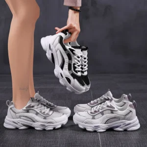 Women’s Lightweight Mesh Soft Sneakers for Walking Running Non Slip Comfort Athletic Work Gym Trainers Cushioning Insole EVA