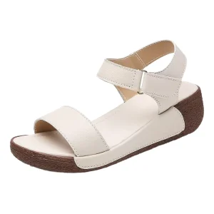Women’s Lightweight Open Toe Waterproof Summer Platform Sandals Anti-Skid Breathable Hard Wearing Outdoor Thick Sole Beach Shoes