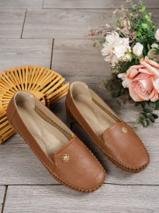 Women’s Loafers Flat Casual Shoes Large Size Slip On Fashion Comfortable Walking Shoes