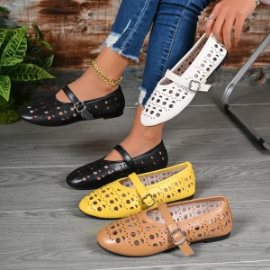 Women’s Loafers Outdoor Elegant Eco-Friendly PVC Lightweight Breathable Heightened Anti-slip Fashion