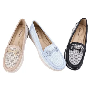 Women’s Loafers Slip-On Comfort Lightweight PU Shoes All Seasons Mother’s Shoes