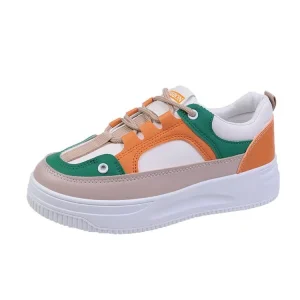 Women’s Low Top Fashion Skateboard Shoes Casual Shoes Running and Walking Style With Round Toe