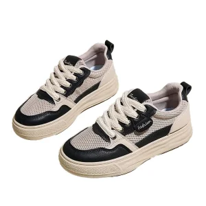 Women’s Low Top Sneakers Breathable Thick Soled Sports Casual Shoes