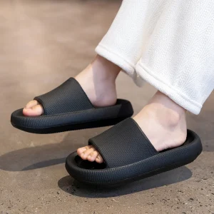 Women’s Luxury Designer for Slippers Soft EVA Foam Slide House for Slippers with Open Toe Anti-Slip Breathable for Indoor