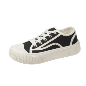 Women’s Luxury Sports Sneakers Black Casual Shoes PVC Insole Mesh Lining Korean Style Size 11 Spring Autumn