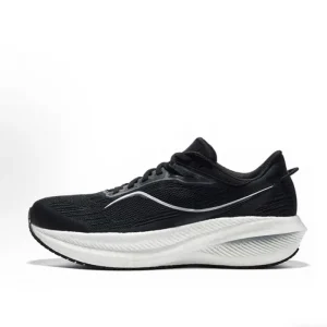 Women’s Men’s Lace-Up Sneakers Fashion Trend Mesh Upper Spring Autumn Summer Black White Low-Cut Light Cushion