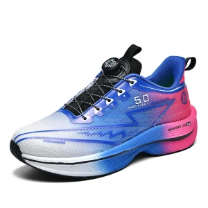 Women’s Men’s Road Running Shoes Jogging Sneakers Track Trail Running Shoes Button Running Minimal Canvas Air Mesh Athletic