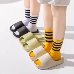 Women’s & Men’s Summer Coconut EVA Open Toe Mules Breathable Non-Slip Beach Sandals Couples’ Slide Slippers Ease-sole