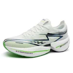 Women’s Men’s Trail Running Shoes Popcorn Carbon Plate Jogging Shoes Breathable Mesh Teenagers Sport Shoes