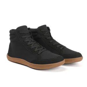 Women’s Minimalist Street-Ready Fit Comfort-Forward Ankle Support Wide High-Top Breathable Mesh Canvas Barefoot Sneakers Spring