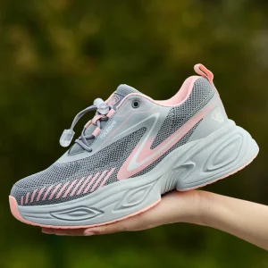 Women’s New Fashionable Lightweight Steel Toe Safety Shoes Flying Knit Upper for Midsole Waterproof Rubber Outsole