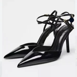 Women’s New High Heels Stiletto Pointed Toe Casual Style Height Increasing Sexy Party Shoes for Spring Summer Open Outdoor