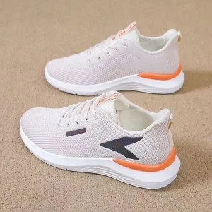 Women’s New Mesh Casual Sneakers Breathable Sporty for Walking Travel Comfortable Lightweight Cushioning Soft Tennis Shoes