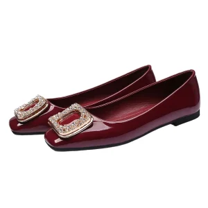 Women’s Office Flat Shoes Size33-43 Slip-on Loafers Pumps Summer Spring Winter Anti-Slip Features Insole EVA