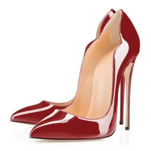 Women’s Office High Heels Pointed Toe Shoes 12cm Casual High Heels