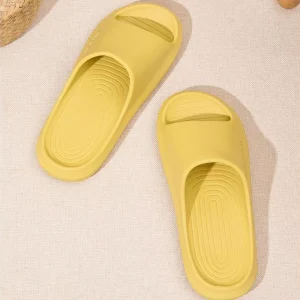 Women’s Open Toe Designer Slippers with EVA Sole Ankle Support Slide Sandals for Home Use