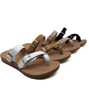 Women’s Open Toe Flat Sandals Breathable Soft Soled Outdoor Summer Sandals