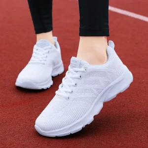 Women’s Outdoor Comfortable Breathable Athletic Sport Shoes Lightweight Mesh Sneakers Size 35-41