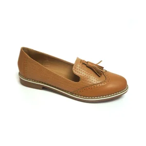 Women’s PU Casual Loafers Comfortable Slip-On Flat Brogues Soft Breathable Shoes for Summer and Autumn Seasons