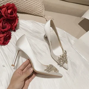 Women’s PU Leather Pump Dress High Heel Shoes