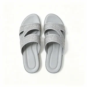 Women’s PU Slippers Soft Handmade Waterproof Wear-resistant Minimalist Solid Color House Slides