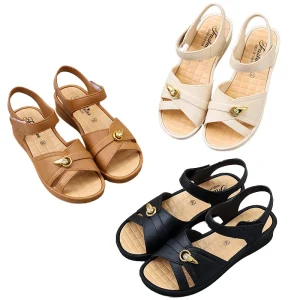 Women’s PVC Flat Sandals Light Weight Slip Resistant Casual Shoes Anti Odor Comfortable Indoor Popular Fashion Trends Hot Design