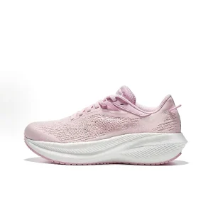 Women’s Pink Low Cut Running Shoes Shock Absorbing Lightweight Stylish Walking Style Fabric Upper Foam Lining