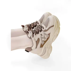 Women’s Platform Casual Breathable Waterproof Anti-Slip Height Increasing Sneakers