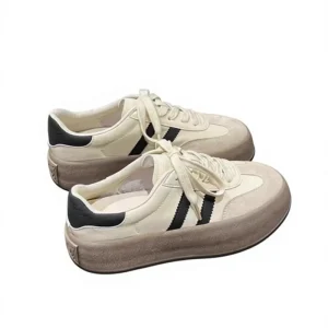 Women’s Platform Shoes Spring Fashion Trend Mint Fresh Breathable Lightweight Customizable Casual Sneakers