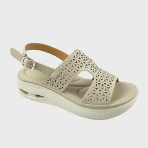 Women’s Plus Size Breathable Summer Thick Sole Sandals Round Toe Lightweight EVA Platform Slingback Wedge Heels Sandal
