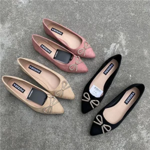 Women’s Pointed Toe Slip-On Boat Shoes