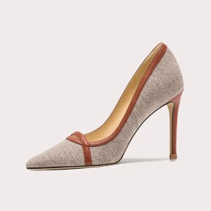 Women’s Pointed Toe Stiletto Heels Elegant Dress Shoes with Slim High Heel Chic Evening Party and Wedding Shoes for Ladies