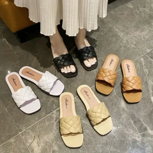 Women’s QFX003 Flip Flops Wedge Sandals Clip Toe High Heel Size 36-41 Summer Beach Light Weight