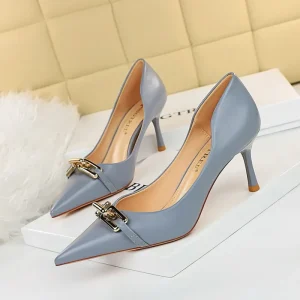 Women’s Red Stiletto Heels with Sequined Crystal Pointed Toe Bride Bridesmaid Shoes