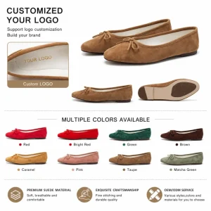 Women’s Retro Washed Leather Mary Jane Flats Buckle Strap Casual Shoes