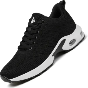Women’s Running Shoes Breathable Anti-Slippery Cushioning Spring Autumn Jacquard Fabric Mesh Lining TPR Outsole