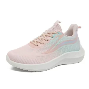 Women’s Running Spring Shoes Ultra light Comfortable Breathable PVC Outsole All match Mesh Casual Lightweight Shoes
