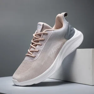 Women’s Running Walking Style Shoes Tennis Mesh Upper Breathable Comfort Cushion MD Sole Athletic Casual Sport Sneakers Trainers