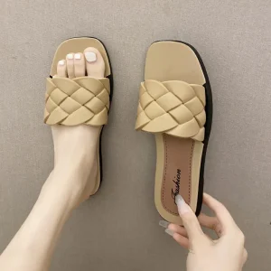 Women’s Sandals Clip Toe Summer Beach Women Slippers Sandals
