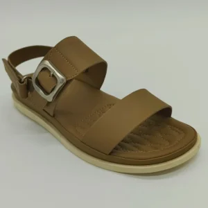 Women’s Sandals PU Leather Material Adjustable Buckle Comfortable Sandals for Summer