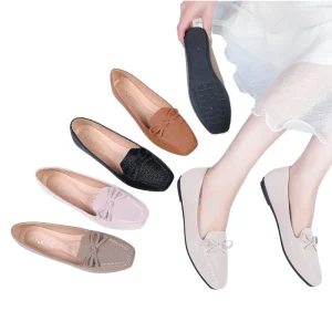Women’s Sandals Summer Office Moccasin Loafers Breathable Oxford Sneaker Flat Casual Shoes with Soft PU Insole