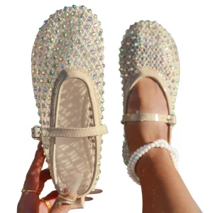 Women’s Shiny Rhinestone Wedding Shoes Customizable