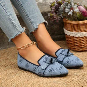 Women’s Shoe Black Casual Dress Custom Campus Office Loafer
